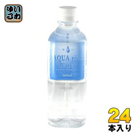 アクアリッチウォーター 蒸留水 500ml ペットボトル 24本入 水 軟水 ウォーター