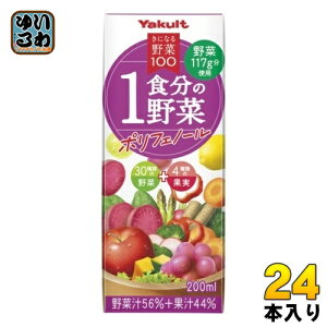 ���N���g ���ɂȂ���100 1�H���̖�� �|���t�F�m�[�� 200ml ���p�b�N 24�{�� ��؃W���[�X �ʏ`���� ��H���̖��