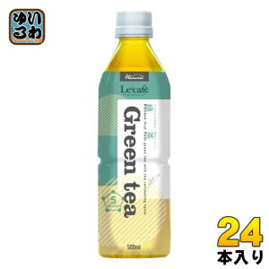 �n���i�v���f���[�X ���J�t�F �Β� 500ml �y�b�g�{�g�� 24�{�� ���� GREEN TEA Lecafe