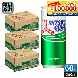 アサヒ 三ツ矢サイダー 250ml 缶 60本 (20本入×3 まとめ買い) 炭酸飲料
