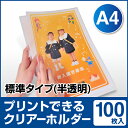 【送料無料】 オンデマンドクリアーホルダー A4 オンデマンド クリアーホルダー クリアホルダー クリアファイル クリアーファイル クリヤーファイル オンデマン... ランキングお取り寄せ