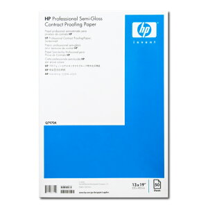 Q7970A HP �v���t�F�b�V���i���R���^�N�g�v���[�t�p������p�� (Professional Semi-Gloss Contract Proofing Paper) A3+/330 x 483 mm (13 x 19 in) 50��