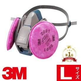 3M 防じんマスク 6500QL/2091-RL3 取り替え式 Lサイズ