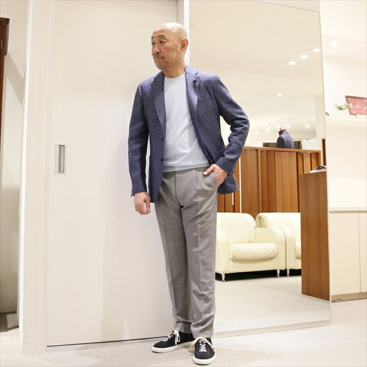楽天市場】LARDINI ラルディーニ [春夏] ウールリネン ハウンド 