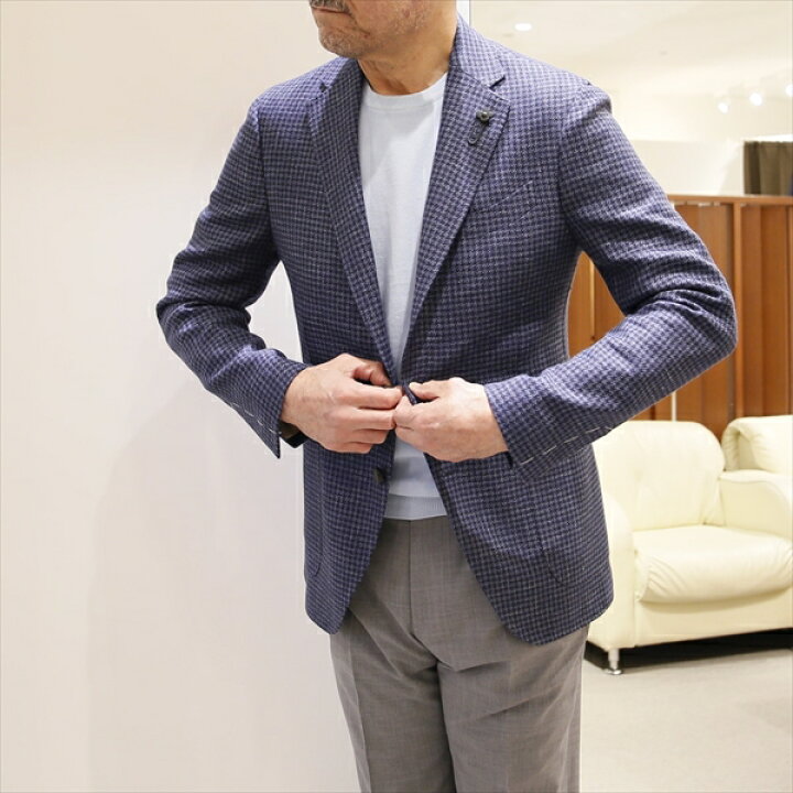 楽天市場】LARDINI ラルディーニ [春夏] ウールリネン ハウンド 