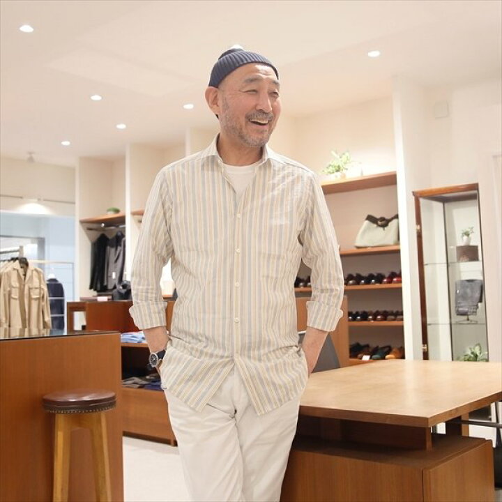 楽天市場】【SALE30】BAGUTTA バグッタ コットン ストライプ シャツ 