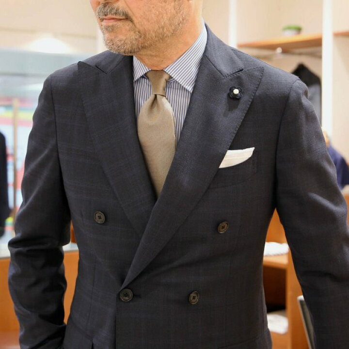 楽天市場】LARDINI ラルディーニ [春夏] シャドーチェック ダブル 