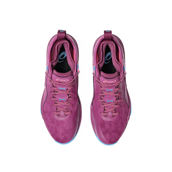 ASICSバスケットボールシューズ ノバサージロウ2 パープル　25.5 NOVA SURGE LOW 2 | ACAI/DOLPHIN BLUE | メンズ