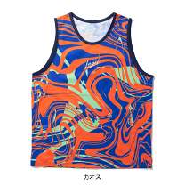 タンクトップ ノースリーブ MARBLE MESU TOPS レディース メンズ feepur タンクトップ ノースリーブ メッシュタンクトップ