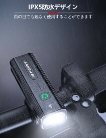 【送料無料】自転車 ライト 大容量2600mAh 1000ルーメン USB充電式 LEDヘッドライト「3in1機能搭載」 自転車ヘッドライト テールライト付き 3つ調光モード 高輝度IPX5防水 防振 アルミ合金製 PSE認証済 懐中電灯兼用 停電対応 地震対策 登山 夜釣り 日本語説明書付き