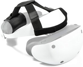 全店10％offクーポン配布中【送料無料】PlayStation VR2用調整式ヘッドストラップ、快適で柔らかいPSVR2ストラップ、圧力を軽減した軽量PS5 VR2アクセサリー、VRゲーム用