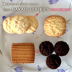 選べるナカイオールスタークッキー こだわり 全4種 各 60g入 クッキー 豆乳 炭酸サブレ アメリカン クッキー プレゼント ギフト 手土産 お礼 お祝い 差し入れ