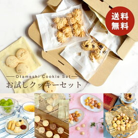 お試しクッキーセット 送料無料 ポスト投函 選べる4種類 詰め合わせ スイーツ 焼き菓子 お菓子 メール便