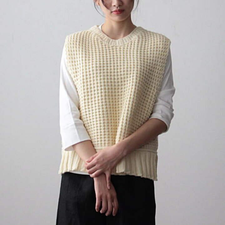 楽天市場】French bull par Cion(シオン) ウールワッフル ベスト  