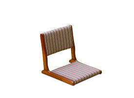 日本製　木製座椅子 「利休」　国産 中居木工