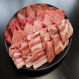 中島商店の5点食べ比べ焼肉（山形牛と山形県産豚）　セット　600g　（3〜4人前）冷凍　送料無料　ご家庭　プレゼント　ギフト　ホワイトデー　母の日