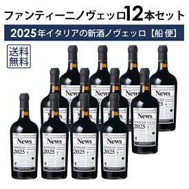 【ご予約商品】【本州・四国は送料無料】 ファンティーニ ノヴェッロ [2025] 12本 セット 船便 ファルネーゼ ノベッロ 新酒 イタリア ケース 送料無料 ※2026年1月入荷予定