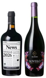 【本州・四国は送料無料】ファンティーニ ノヴェッロ & ヴェレノージ ノヴェッロ [2026] 飲み比べ 2本 セット 航空便 ファルネーゼ ノベッロ イタリア 新酒 ヌーヴォー 赤セット ※2026年10月30日解禁