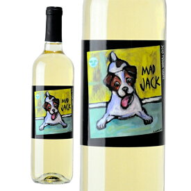 マッドジャック フュージョン ホワイト カリフォルニア [2021] 750ml ソノマ 犬ラベル 可愛い ラベル 白ワイン 辛口 アメリカ ジャックラッセルテリア