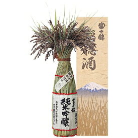 富士錦 純米吟醸 稲穂酒 1800ml 富士錦酒造 静岡 古代米 黒稲穂 静岡 年末年始 お歳暮 商売繁盛 祝い酒 稲穂 稲 純米吟醸酒 一升瓶