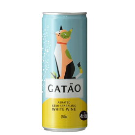 【SALE】ガタオ CAN 250ml ボルゲス ガタオ ヴィーニョヴェルデ 缶入り ワイン缶 缶ワイン ポルトガル 猫ラベル