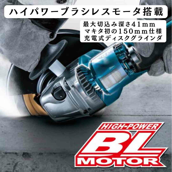 楽天市場】【ポイント10倍】マキタ 40V 充電式ディスクグラインダ 