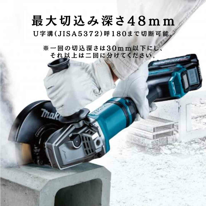 楽天市場】【ポイント10倍】マキタ 40V 充電式ディスクグラインダ 