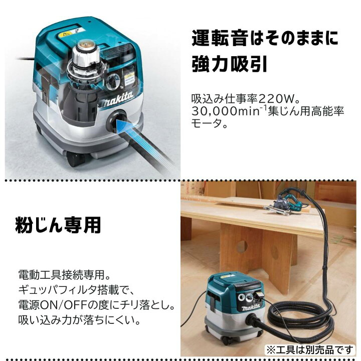 楽天市場】【ポイント10倍】マキタ AC100V 集じん機 VC0830 VC1530 