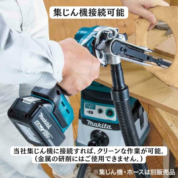 楽天市場】【ポイント10倍】マキタ 18V 充電式ベルトサンダ 本体のみ 