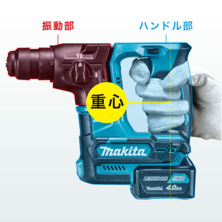 楽天市場】【ポイント10倍】makita マキタ HR166DSMX 充電式 