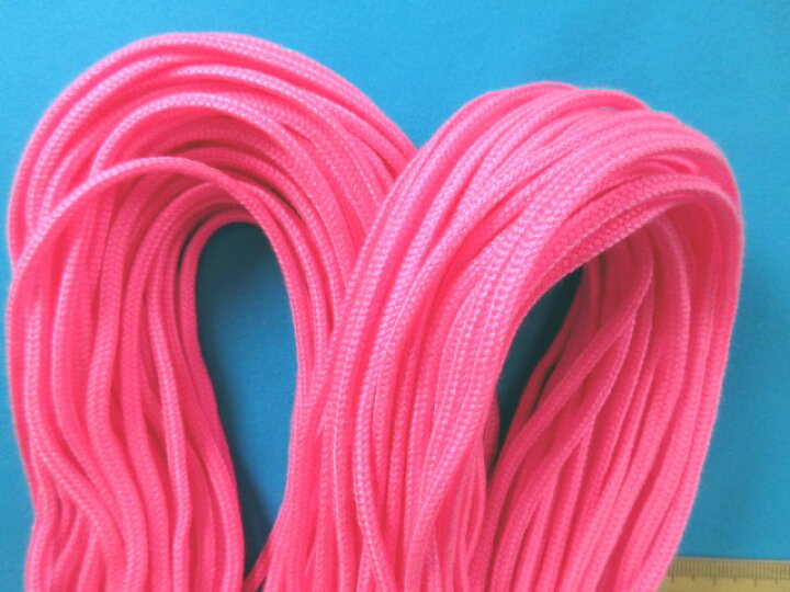楽天市場 アクリルコード 細 大カセ蛍光ピンク 手芸ナカムラ