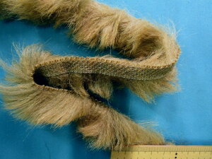 フェイクファーテープ薄茶系 2m 1cm幅