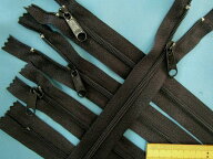 ファスナー（42cm）5本セット黒