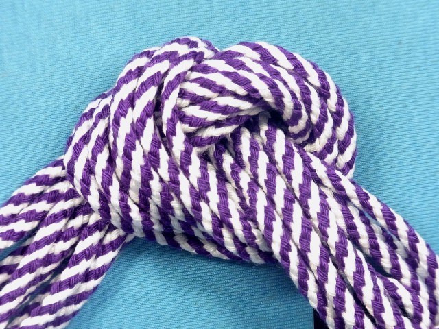 在庫処分ミックスコード白×紫 裁縫材料