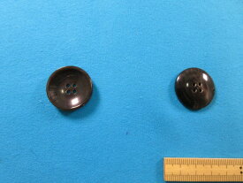 水牛ボタン（28mm） 黒