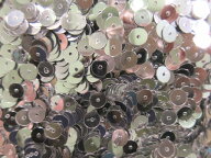 スパンコール　6mm（100g・7000枚）銀