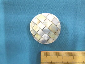 貝ボタン（25mm）グレー系