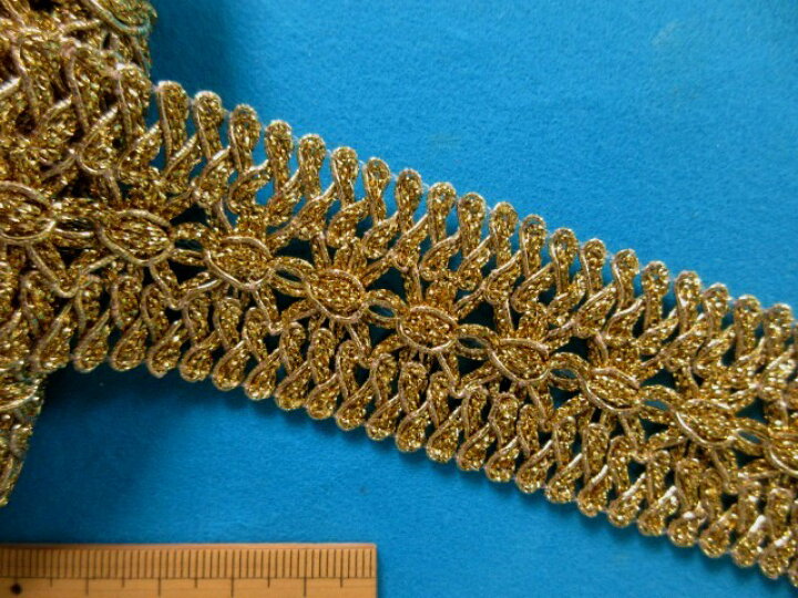 楽天市場 ラメブレード 3 5cm幅 3m巻 金 手芸ナカムラ