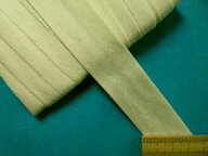 ガーゼバイアス（両折れタイプ）ベージュ（25mm幅　6m巻）