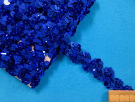 スパンコールブレード（2cm幅　4m巻）ブルー
