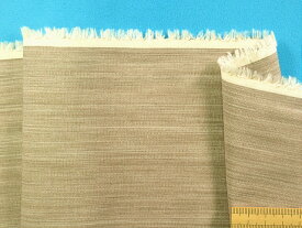 綿生地（やや厚)渋グレーベージュ（150cm幅　1．5m）