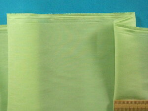 夏用裏地(サップ・ストレッチ)薄キミドリ(115cm幅 2mカット)