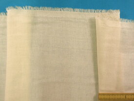 在庫処分綿ダブルガーゼ生地生成り（150cm幅　1m）