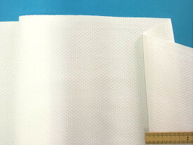綿刺繍生地(スウェーデン刺繍)白（90cm幅　1m）