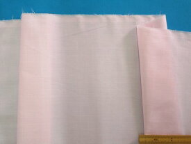 綿格子柄生地薄ピンク×オフ白（110cm幅　2m）