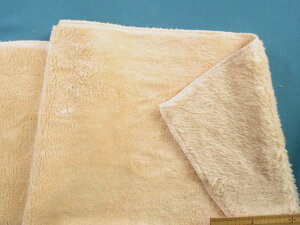 ソフトボア生地(ブランケット・S)アイボリー系(0.7m×1m)