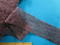 ラッセルレース（4.8cm幅 25m巻）紫系
