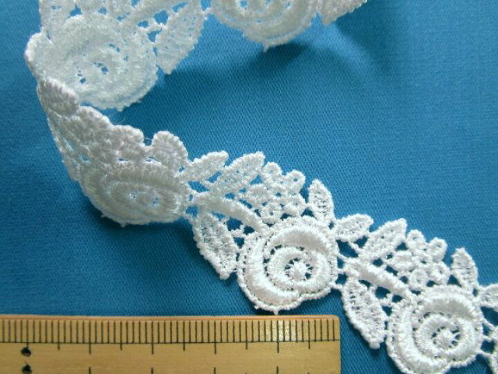 楽天市場】レーヨンケミカルレース(2.2cm幅 3m巻）オフ白 : 手芸ナカムラ