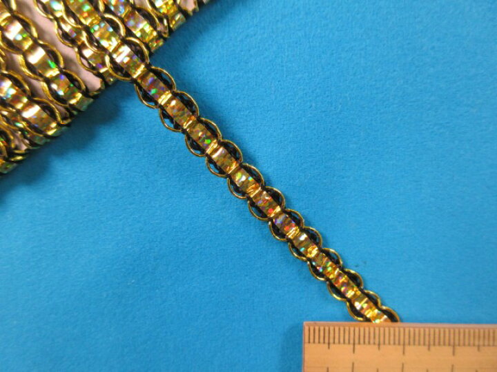 楽天市場 メタルフィルムブレード 0 7cm幅 5m巻 オーロラ金 黒 手芸ナカムラ