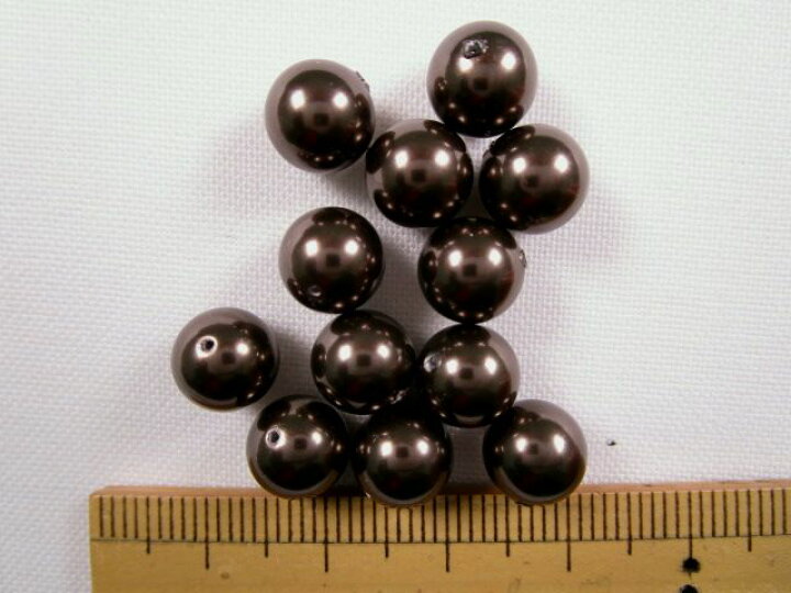 楽天市場】スワロフスキー5810（8mm）Crystal Brown Pearl（001 815 